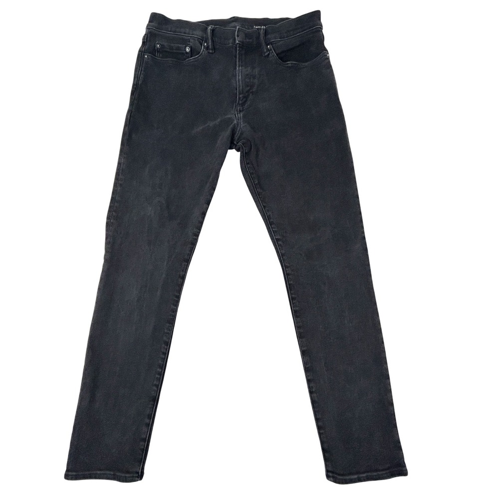 Gap Jeans Men 33x32* Skinny Gapflex Max Black‎ Straight Leg Stretch Mid Rise